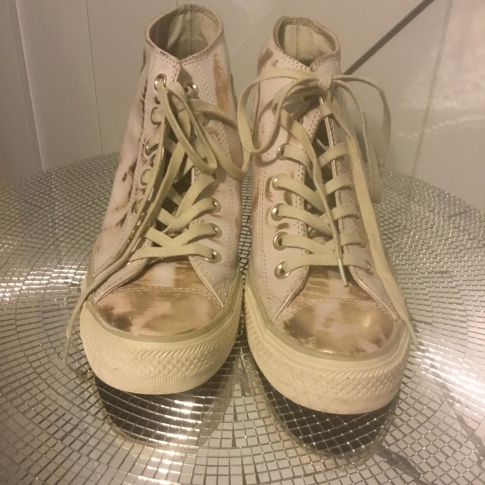 converse CUTE wedge high top shoes